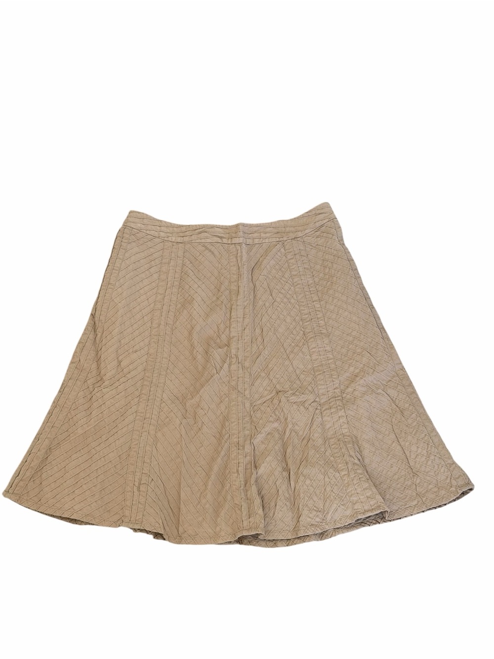 GAP Quilted A-Line Taupe Skirt